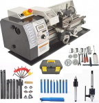 Mini treipingi metallpink 900W 50-2500RPM muutuva kiirusega 38mm spindel l&auml;biva augu 125mm Chuck l&auml;bim&otilde;&otilde;t t&auml;pseks mudelit&ouml;&ouml;tluseks ja proovi valmistamiseks