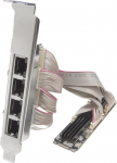 IO CREST 4 porti Gigabit M.2 M+B Key Ethernet kaart SI-PEX24092