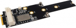 LeHang Mini PCI-E M.2 (NGFF) M v&otilde;tmeadapter koos SIM-kaardi pesaga WiFi/WWAN/LTE moodulile