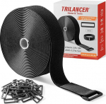 Trilancer 5cm x 10m raskeveokite teip koos 30 pandlaga - reguleeritav, m&otilde;&otilde;tu l&otilde;igatud ja taaskasutatav, ideaalne kaablite, voolikute, torude ja muu jaoks.