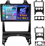 8 Core 4+64GB Android Autoradio Peugeot 3008 2009-2015 traadita Carplay Android auto, Hikity 9-tolline puuteekraaniga autoraadio koos GPS Bluetooth FM RDS WiFi tagurduskaameraga