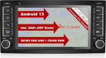 M.I.C. AVTO7-Ultra Android 13 autoraadio koos navigatsiooniga: Snapdragon 665, 8GB+256GB, 7-tolline, DSP, SIM, Apple CarPlay & Android Car, DAB+, CANBUS, GPS - asendaja VW T5 Multivan Touaregile koos RNS 2-ga.
