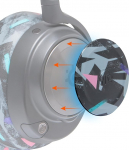 WC k&uuml;ljeplaadid Arctis Nova k&otilde;rvaklappidele Wicked Cushions | Sobib Arctis Nova Pro Wireless/Pro Wired/Nova Elite/Nova 7 / 7X / 7P jaoks | 90ndate must