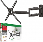 Barkan BM343XL Long TV Wall Mount, 13 - 65-tolline p&ouml;&ouml;rlev / kallutatav / t&auml;isliigutusega lame ja k&otilde;ver telerihoidik, mahutab kuni 36,2 kg, eriti pikk pikendus, LED OLED LCD, max. VESA 400 x 400