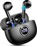 Drsaec Bluetooth k&otilde;rvaklapid, 6D Deep Bass In-Ear k&otilde;rvaklapid Traadita Bluetooth 2026 40 tundi juhtmevabad k&otilde;rvaklapid 4 ENC mikrofoniga, m&uuml;rasummutusega k&otilde;rvaklapid, USB-C, IP7 veekindlad spordik&otilde;rvaklapid