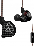 Yinyoo KZ ZST Balanced Armature + Dynamic Hybrid Dual Driver k&otilde;rvaklapid HIFI Bass Headset In-ear k&otilde;rvaklapid (s&uuml;sinik koos mikrofoniga)