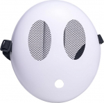 Shy Guy Mask Anime Maskid Halloween Cosplay kost&uuml;&uuml;m Valge Maskid Naljakas Anime poiste mask maskeerimiseks Masquerade Cosplay rekvisiitideks