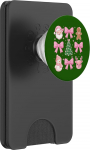 Kokette Schleife Rosa Baum Weihnachtsmann Lebkuchen Schneemann Rentier PopSockets PopWallet f&uuml;r MagSafe