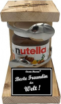 Nutella kingitus - Raua reservlusikas Nutella - originaalne naljakas kinkekomplekt Nutella armastajatele - Tekst: Beste Freundin der Welt