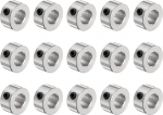 QUARKZMAN 15-osaline komplektne kruvikrae 10 mm puur, 20 mm v&auml;lisl&auml;bim&otilde;&otilde;t, 10 mm laius, puuripuuri piiraja, s&uuml;sihappegaasist valmistatud s&uuml;gavuskaelus puuridele