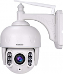 Sricam Italia OBA SH028 PTZ Zoom Optical Camera 5X WiFi AP Hotspot Wireless Infrar 3.0 Megapixel HD IR Cut NVR P2P Micro SD Slot