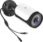 DCSEC Outdoor Security Camera 1080P HD Wired Night Vision White and Black