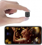 Mini kaamera 4K HD WiFi kaamera j&auml;lgimine siseruumide mini valvekaamera Live Transmission Stream mobiilirakendus &ouml;ise n&auml;gemise funktsiooniga, liikumisandur kodukontori turvalisuse jaoks
