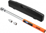 VEVOR p&ouml;&ouml;rdemomendiv&otilde;ti 1/2", 34-340N.m p&ouml;&ouml;rdemomendiv&otilde;ti jalgrattale, mootorratastele ja autodele, &plusmn; 2% t&auml;psusega p&ouml;&ouml;rdemomendiv&otilde;ti komplekt, 1/2-3/8" ja 1/2-1/4" adapter, 72 hammastega rataspea.