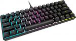 Corsair K65 RGB MINI 60% mehaaniline m&auml;nguklaviatuur (reguleeritav RGB valgustus, mehaanilised Cherry MX kiirklahvid, Axon Hyper-Processing tehnoloogia, Qwertz) Must