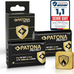 PATONA Protect NP-BX1 aku 1090 mAh asendusaku, mis &uuml;hildub Sony CyberShot DSC-RX1 R RX1 RX100 II III IV V VI VII M HX50 HX60 HX80 HX90 HX99 HX400V WX300 WX500 DSC-RX100 DSC-HX50 NPBX1iga.