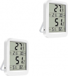 BESPORTBLE 2st&uuml;cke Indoor Hygrothermograph Mit Gro&szlig;em -display Pr&auml;ziser Temperatur Und Luftfeuchtigkeitsmesser Batterieloses Ger&auml;t F&uuml;r Schlafzimmer Und Hohe Genauigkeit Langlebig Und