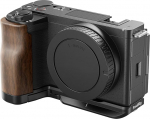 SMALLRIG ZV-E10 II L-kujuline plaat koos puidust k&auml;epidemega Sony ZV-E10 II integreeritud kiirkinnitusplaadi jaoks Arca 1/4"-20 aukude jaoks - 4864