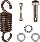 Cabilock 1 komplekt rippuv v&otilde;rkkiik sule raskeveokorraldus Porch Swing Spring Boxing Training Spring Set for Home Shop Garden Coffee
