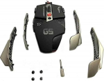 Dragonwar G5 Warlord 4000DPI ergonoomiline ja kohandatav RGB m&auml;nguhiir 8 nupuga - must