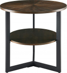 PADMA HOUSE &Uuml;mmargune laud koos hoiuga Farm End Living Room Side Table Kahekorruseline t&auml;ispuidust laud kontori magamistoa sissep&auml;&auml;su juures