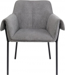 Kare Bess disainer tugitool Hall s&ouml;&ouml;gitoatool terasjalgadega 85 x 70 x 63 cm (K x L x S x S)