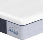 wowttrelax Kahekohaline madrats 135 x 190 x 15 cm Memory Foam madrats Medium Firm pehme kangast tulekindla barj&auml;&auml;riga eemaldatav kate Kahekohaline madrats 135 x 190 x 15 cm