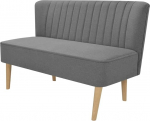 Mogou Sofa, Sofa Bed, Sofa Bed, Couch with, Sofa Bed, Sofas & Couches, Sofa Bed, Fabric, 117 x 55.5 x 77 cm, Light Grey