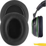 Geekria Asendusk&otilde;rvapadi, sobib Turtle Beach Ear Force Stealth 500X, Call of Duty Black Ops II KILO, Tango, Ghosts Gaming Headset Ear Pad / k&otilde;rvapadi / k&otilde;rvapadjad Remondiosad (ovaalne must PU)