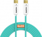 RUIPRO HDMI 2.1 fiiberoptiline kaabel 15M, 48Gbps, 8K@60Hz, 4K@120Hz, Dynamic HDR, eARC, Dolby, HDCP 2.2/2.3, &uuml;hildub PS5, Xbox Series X, RTX 4090, TV, projektor, AVRiga
