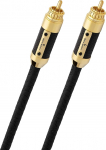 Oehlbach XXL BLACK Connection Master NF Audio RCA kaabel 1,00 m must