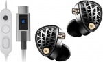 KZA COUSTICS KZ Phantom In-Ear Monitor, juhtmega m&auml;nguk&otilde;rvaklapid t&auml;ismetallist korpusega, selge heli ja s&uuml;gav bass, turvaline sobivus heliinseneridele ja muusikutele