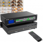 MT-VIKI HDMI Matrix Switch 16 sisse 16 v&auml;lja toetab veebi juhtimist 3,5 mm stereoheli IR-puldiga Rack Mount 4K @ 30Hz EDID RS232 LAN port