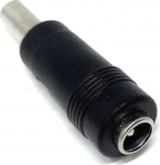 DRUT 1tk 5,5 mm x 2,1 mm emane 2,5 mm isane alalisvoolu adapteri kaabli muundur must