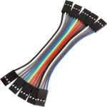 10cm 2.54mm 3 Pin Female to Female F / F Jumper kaabli&uuml;hendus 5 tk