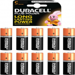 10 x Duracell 1.5V Baby C/LR14/ AM2/ 4014/Alkaliinpatarei