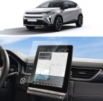 SKTU [2 tk] Kaitsekiled &uuml;hilduvad Ren&alpha;ult Captur 2024 2025 OpenR Link 10.4 tolli PET navigatsioonikaitsekilega