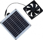 Solar Dachbodenventilator 5W 12V 12V Solarbetriebener Abluftventilator Set mit Solarpanel f&uuml;r Gew&auml;chshaus Haustier Haus Bel&uuml;ftung