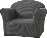 Jacquard Stretch Laste diivanikate Laste toolikate Diivanikate, 1 istme tugitool Diivanikate lastele v&auml;ikelastele Baby (tumehall)