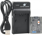 DSTE NP-FP50 Li-ion aku ja Micro USB laadija Sobib Sony DCR-DVD103, DCR-DVD105, DCR-DVD203, DCR-DVD205, DCR-DVD305, DCR-DVD92, DCR-HC20 jaoks
