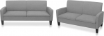 278212 2-osaline kangast diivanikomplekt, helehall, Lounge diivan, diivanid ja diivanid, l&otilde;&otilde;gastav diivan, diivan elutuppa