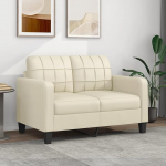 ZEYUAN 2-kohaline diivan Cream 120 cm kunstnahast diivan Elutuba Noorte diivan Relax diivanid Diivanid ja diivanid Diivanid magamistuppa Noorte lastetoas