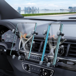 OATSBASF Autotelefoni hoidja 2023 Upgrade Gravity Car Phone Holder, Hands-Free Calling, Dedicated Mout, Mobiiltelefon / klapptelefon / tahvelarvuti Universal (X06-must)