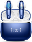 Bluetooth-Kopfh&ouml;rer, 2026 Bluetooth5.3 Kopfh&ouml;rer mit Stereo 3D Immersiv, kabellose Kopfh&ouml;rer Ger&auml;uschunterdr&uuml;ckung mit 4 ENC Mic, 40 tunni kabellose Kopfh&ouml;rer LED Display, IP7 wasserdicht Bluetooth
