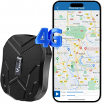 Winnes GPS Tracker 4G GPS Tracker Auto 5000 mAh (kuni 90 p&auml;eva ooterežiimis) GPS saatja koos tasuta rakenduse / PC platvormiga Live j&auml;lgimine auto, mootorratta, takso jaoks