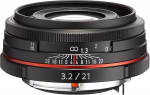 Pentax HD Pentax-DA 21 mm F3.2AL Limited Lens Black