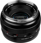 Zeiss Classic Planar ZE T 1.4/50 standardkaameraobjektiiv Canon EF-Mount SLR/DSLR kaameratele, must (1677817)