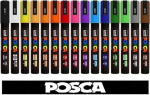 Uni Posca Uni-Ball Marker, Uni PC&ndash;5M Tempera 15-Colour Professional Set