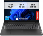 Lenovo s&uuml;learvuti V15 G4 IRU 15.6 tolli i5-13420H 3.4GHz RAM 16GB SSD 512GB NVMe-Win 11 Prof Must (83A100A6IX) br&auml;ndi