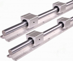 Professionelle 2 St&uuml;ck SBR20 200-2000 mm Linearf&uuml;hrungsschiene und 4 St&uuml;ck SBR20UU Linearlagerbl&ouml;cke CNC-teile 20 mm Linearschiene(1200mm) jaoks.